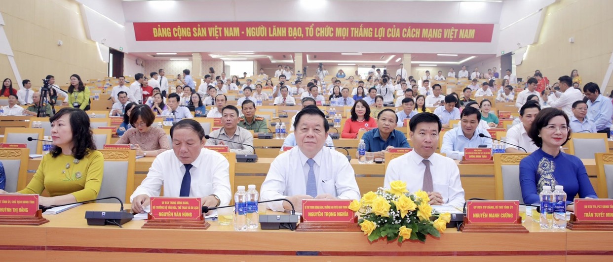 Các đại biểu dự Hội nghị văn hóa tỉnh Bình Phước năm 2023